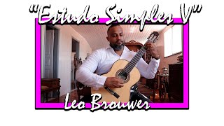 Estudo Simples V Leo Brouwer por Kaio Bernardes [upl. by Zeta]