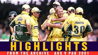 Warne Gilchrist amp Ponting Star Against Pakistan in Natwest Final  Classic ODI  Aus v Pak 2001 [upl. by Dorrehs]