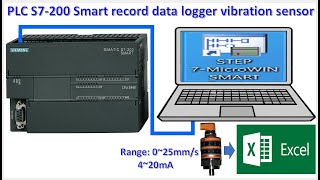 Vibration sensor data record value to internal memory can export as CSV file [upl. by Nodnarbal]