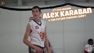 6quot7 8th Grader Alex Karaban Proves To Be A Top Prospect In The Class Of 2022   Future Phenom Camp [upl. by Ileak]