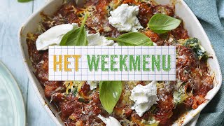 Het Weekmenu 2  Vegetarische pastarolletjes  Peppe Giacomazza [upl. by Atinauj]