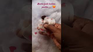 Hairline powder 🤩 shorts meesho unboxing meeshohaul [upl. by Marala]