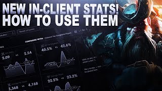 NEW STATS INCLIENT HOW TO USE THEM  League of Legends [upl. by Schlosser347]