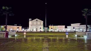 PALMANOVA 13 Piazza Grande e Duomo di notte  by night Udine Friuli VG [upl. by Nats]