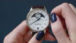 Meistersinger  Adjusting the Moonphase on the Lunascope [upl. by Rania539]