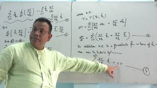 Deduction of Principle of Energy from Lagranges Eqns Ham EQ Lecture 9 [upl. by Zumstein]