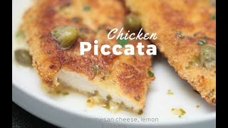 Chicken piccata with parmesan amp capers [upl. by Llyrrad]