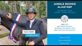 Fontainebleau 2024  Interview Champion Poneys de 5 ans HUNTER  JUNGLE BOOGIE ALIASGSP [upl. by Grew398]