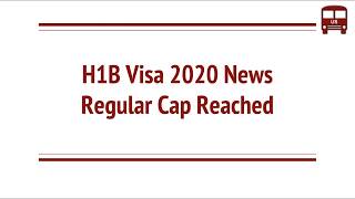 USCIS H1B 2020 News Regular Cap Reached Lottery  Summary [upl. by Rechaba282]