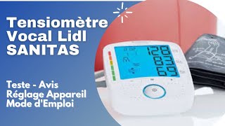 Tensiomètre Vocal Lidl SANITAS  Tensiomètre Bras Tension Pouls  Arrivage lidl france [upl. by Amehsat98]