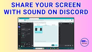 How to Share Your Screen With Sound On Discord [upl. by Lieno]