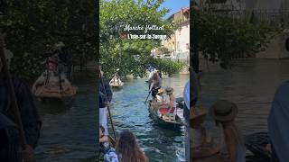 Marché flottant à L’IslesurlaSorgue 🥰 lislesurlasorgue provence lesud tourisme [upl. by Ryan347]