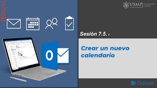 Outlook 365 Sesión 75  Crear un nuevo Calendario [upl. by Kcirreg367]