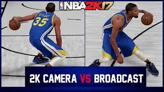 BEST CAMERA VIEW IN NBA 2K  BROADCAST VS 2K [upl. by Zapot]