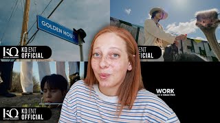 ATEEZ Golden Hour Preview  INTRO WORK SNEAK PEEK WORK MV TEASERS  First Time Reaction [upl. by Rudy538]