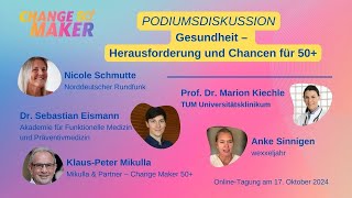 2024 Change Maker 50 Podiumsdiskussion quotGesundheit 50quot [upl. by Esialb339]