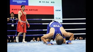 Koussay Dallegi TUNTakes on Avetikan Artur ARM in EPIC Boxing Showdown [upl. by Rodrick]