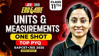 Units amp Measurements Class 11 in Telugu  Most Expected PYQs  EAPCET JEE Physics  EAPCET JEE 2025 [upl. by Petey]