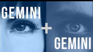 Gemini amp Gemini Love Compatibility [upl. by Yrrok]