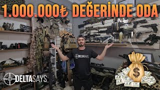 1000000 TL AIRSOFT ODA VLOG  AIRSOFT GUN ROOM [upl. by Aznecniv246]