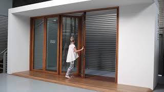 Centor Integrated Folding Doors in action [upl. by Ninnetta]