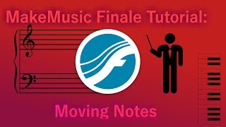 MakeMusic Finale Tutorial Moving Notes [upl. by Trik]