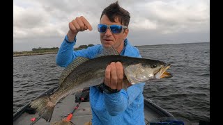 Fishing Windy Conditions For Fall Speckled Trout in Hopedale Louisiana [upl. by Lenra]