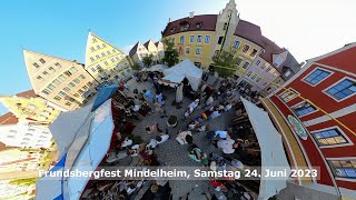 Frundsbergfest 2023 Abendspaziergang durch Mindelheim [upl. by Cindie165]