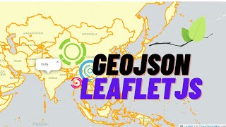 Geojson Leaflet js Tutorial leafletjs geojson [upl. by Aynodal]