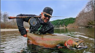 CENTERPIN FISHING FOR GIANT STEELHEAD OF THE PNW OregonWA  2019 [upl. by Jacinda]