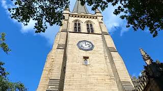 Clock Chimes at Wakefield Cathedral West Yorkshire [upl. by Jessalin254]