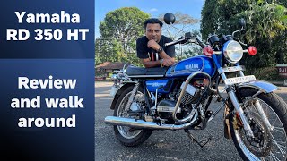 Yamaha RD 350 HT Version 1984 Model Stock Condition Bike Review and Walk Around [upl. by Emmalynne129]