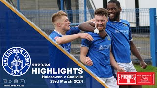 HIGHLIGHTS  Halesowen v Coalville 230324 [upl. by Walke]