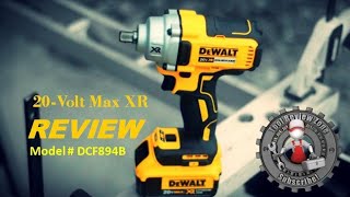 DEWALT 20Volt MAX XR Brushless 12 in Impact Wrench REVIEW DCF894B [upl. by Hareehat]