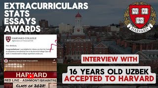 How I got into Harvard as an International Student  Interview with Farangiz Murodiy Stanford 27 [upl. by Shirline408]