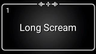 Long Scream Sound Effect [upl. by Lehacim922]