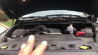 Dodge Ram – Coolant reservoir location [upl. by Anafetse]