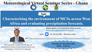 Mesoscale Convective Systems in West Africa Analysis Dynamics and Modeling Capabilities [upl. by Konrad]