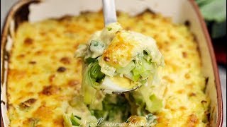 Leek Gratin Recipe  A WellSeasoned Kitchen® [upl. by Johnston902]