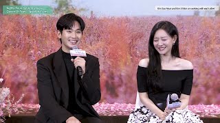 Kim Soo Hyun and Kim Ji Won on working together in Queen Of Tears at Netflix’s Roundtable Interview [upl. by Nica]