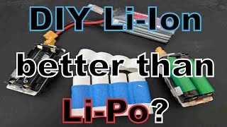 DIY Li Ion Battery Packs  Better than Li Po for RC Planes and FPV [upl. by Eeruhs565]