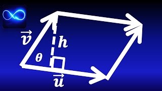 43 Área de paralelogramo determinado por dos vectores  Cálculo vectorial [upl. by Oakie]