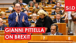 Gianni Pittella on Brexit [upl. by Niamrej]