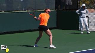 Elena Dementieva hitting forehands and backhands  Indian Wells Pt 10 [upl. by Godard177]