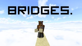 All bridging techniques in Minecraft [upl. by Dammahum]