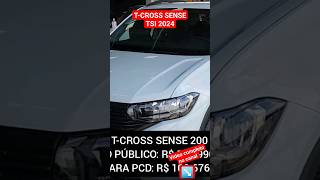 NOVO VW TCROSS SENSE 2024 shorts [upl. by Melesa531]