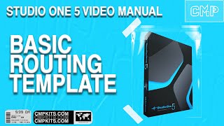 Studio One 5 Beginner Tutorial  Basic Template Routing [upl. by Eustazio838]