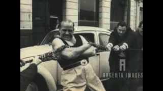 Rare Footage of Michael Butty Sugrue Irelands Strongest Man 19241977 [upl. by Salguod]