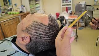 💈Japanese Barber Ikeda San Skillfully Applies a Perm [upl. by Sivolc744]