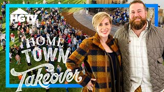 Fort Morgan’s DownTown Park Transformation  Home Town Takeover  HGTV [upl. by Maggio]